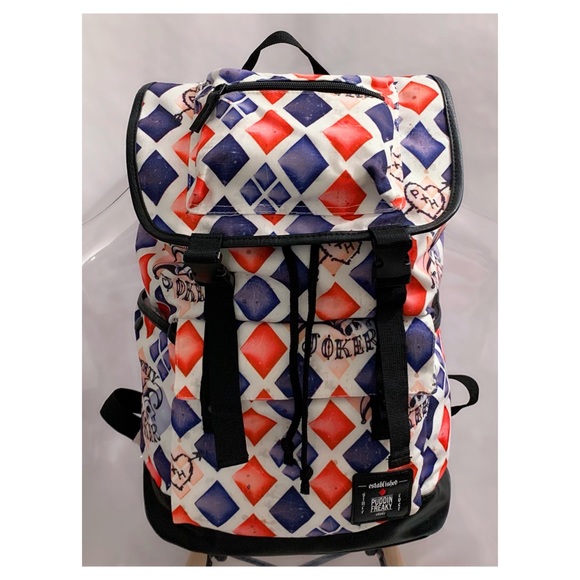 DC Comics Suicide Squad Handbags - Pre-owned DC Comics Suicide Squad Harley Quinn Large Slouch Backpack